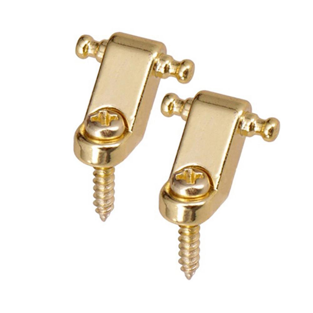 2pcs Electric Guitar String Retainer Buckle Guides with Screw Stringed Instrument Accessories Electric Guitar Parts