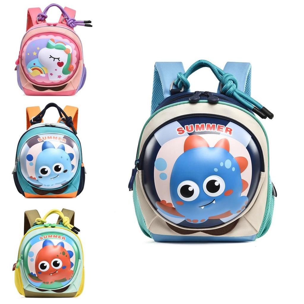 Horse Dinosaur Patternchildrens Backpack With Lightweight Design For Kindergarten