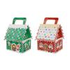 10Pcs Christmas Wonderland Cottage Gift Box Set Large 3D Pop-Up House Shaped Paper Candy Boxes Festive Holiday Party Favor Decor