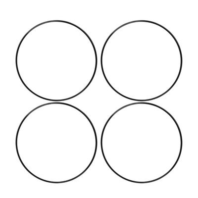 4pcs 18 Inch Wheel Rim Protector Scratch Proof Self Adhesive Sleek Appearance Black Wheel Rim Ring for Cars