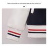 TB BROWIN Autumn Striped Wool Blend Baseball Jacket - Lobster Style Streetwear Casual Outerwear