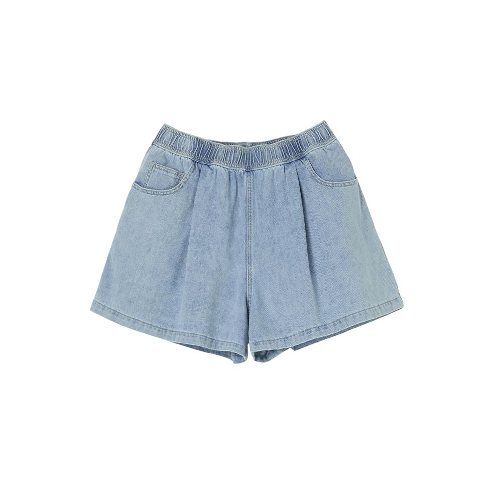 LAP Tuck Band Denim Shorts As2Dp461