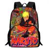 Lightweight NARUTO 3Pcs Set  School Rucksack Set With Front Pocket Meal Tote Pencil Bag For Boys Girls Youth Aged 5-10