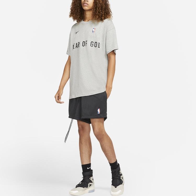 Nike x Fear of God x NBA Short Sleeve Men Grey Dark gray Men's CU4699-063