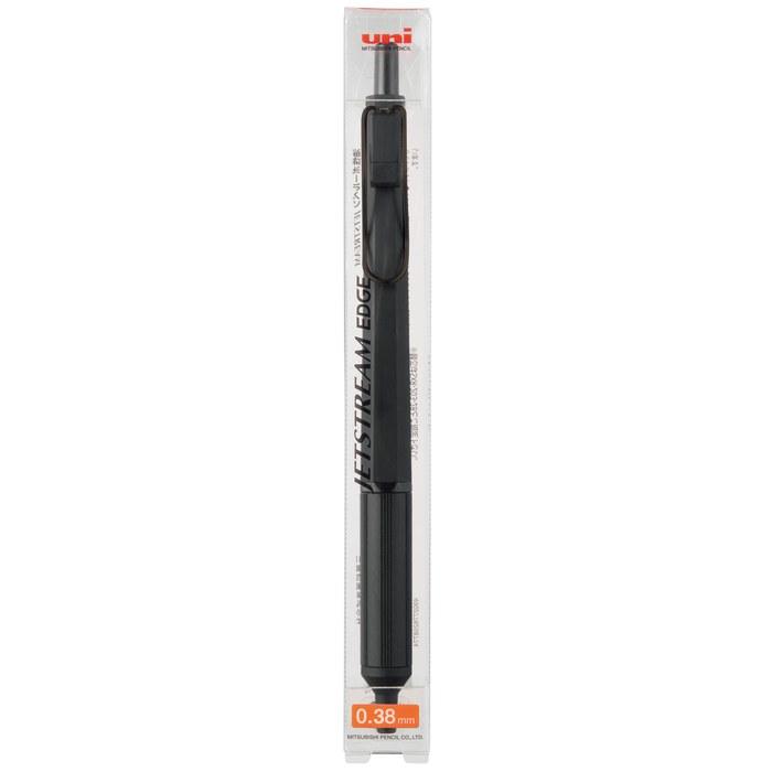 Mitsubishi Pencil Jetstream Edge Ballpoint Pen 0.38 Limited Full Black SXN100338FB