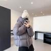 Puff cotton clothes women's winter new short hooded loose bread clothes thickened warm jacket