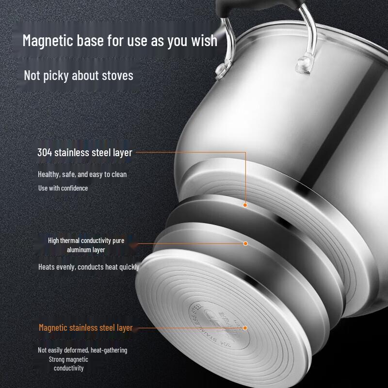 ASD 24cm 304 Stainless Steel Soup Steamer