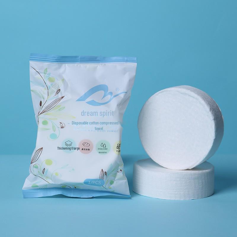 

Одноразовые сжатые банные полотенца в индивидуальной упаковке: Больше, толще, идеально подходит для путешествий, командировок и умывания лица. As shown