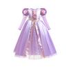 Cross-border Rapunzel Dress Lepe Sequins High Quality Dress Aisha Little Girl Autumn Dress Spring and Autumn RA90