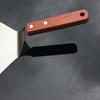 Talos 13inch Round Wooden Handle Stainless Steel Cake Pizza Shovel Kitchen Baking Tool