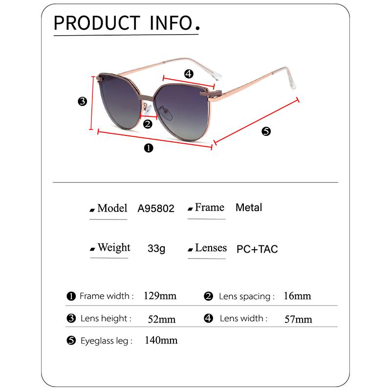 ARVIN 2 In 1 Women's Polarized Sunglasses Fashion Women Optical Myopia Eyeglasses Frames Polarized Prescription Glasses