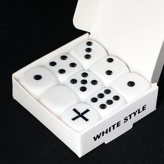 

Forcing Dice Set Magic Trick (8 Colors) – Number Force Prediction Dice for Close-Up & Stage Magic Props Gimmicks Magician Funny белый