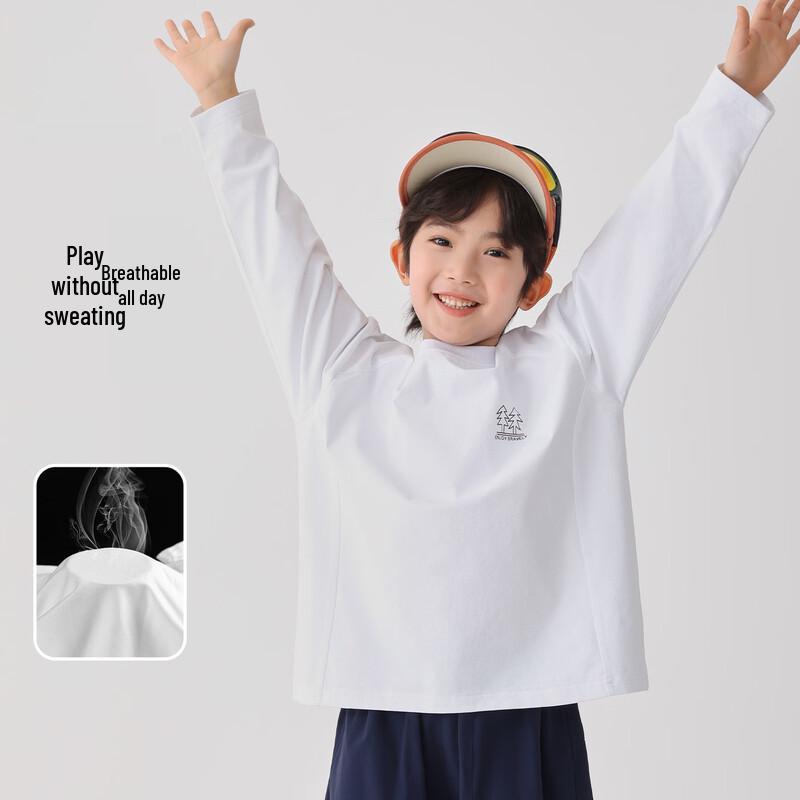 T-shirt a maniche corte 10A antibatterica con protezione solare per ragazzi