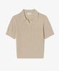 LACOSTE Women'S Scallop Sweater Polo Shirt Pf035E-56N S69