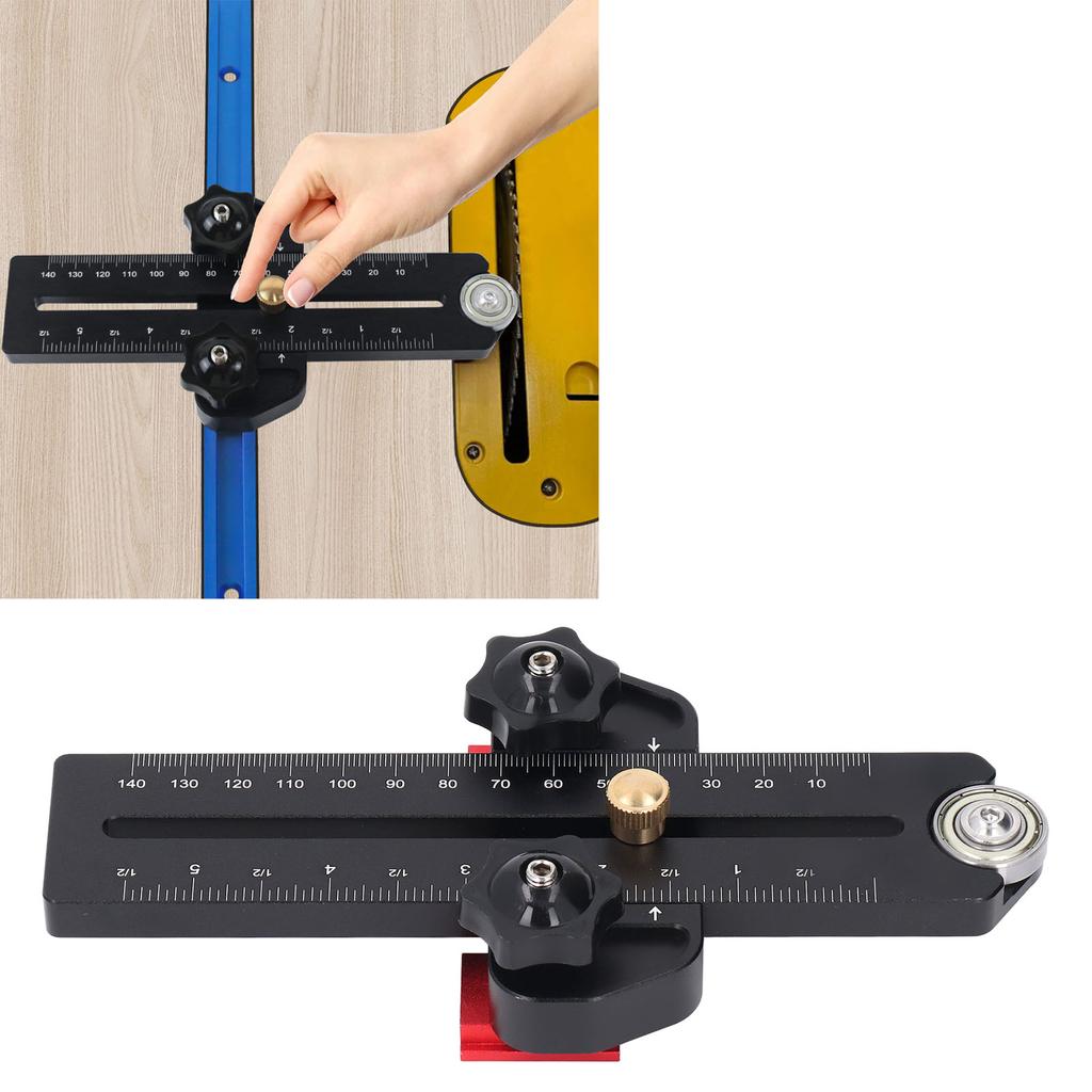Thin Rip Jig Table Saw Jig with 1/4in X 3.4in T Slots 3/8in X 3/4in T U Slot for Band Saws Table Saw