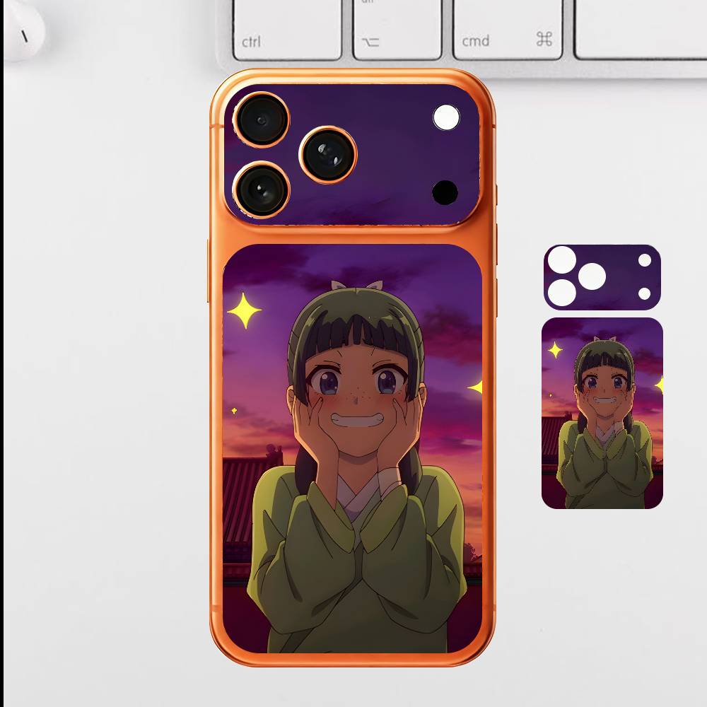 

Anime MaoMao For Iphone 17 Pro Max Back Protective Decorative Sticker Back Cover iPhone17pro