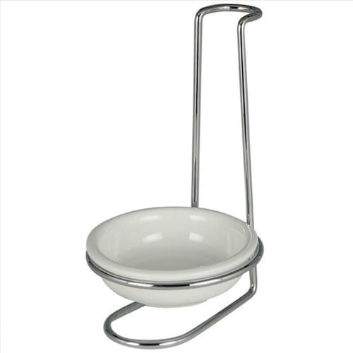 DULTON Ceramic Ladle Stand CH01-K13 Single, Stand: Steel, Tray: Ceramic, China, BLCF401