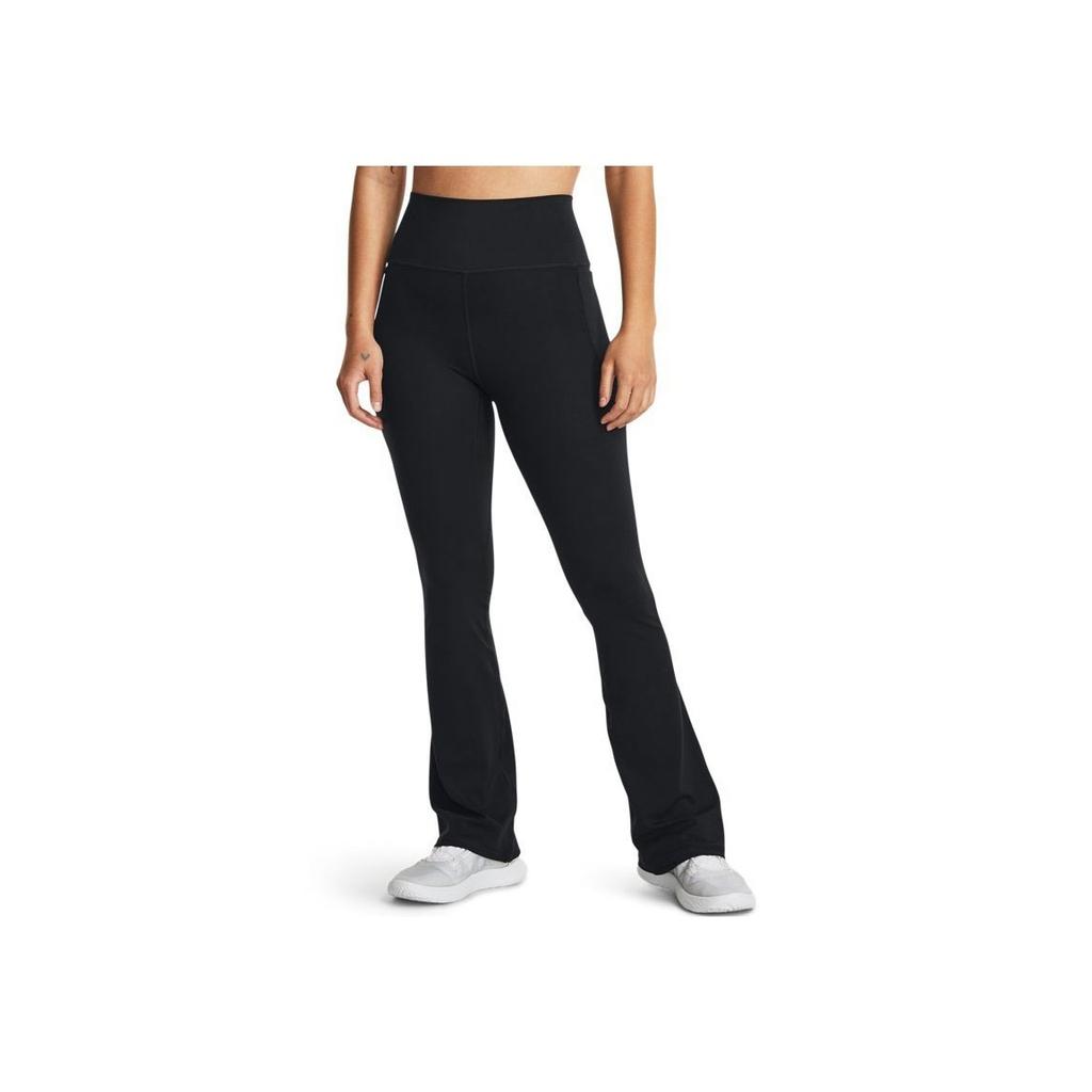 Under Armour Meridian Solid High-Waisted Flared Training Pants Women Pants Black 1382531-001