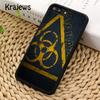 Radioactive warning sign Phone Case Cover For iPhone 16 15 14 plus XS XR 11 12 mini 13 pro max coque Shell Fundas