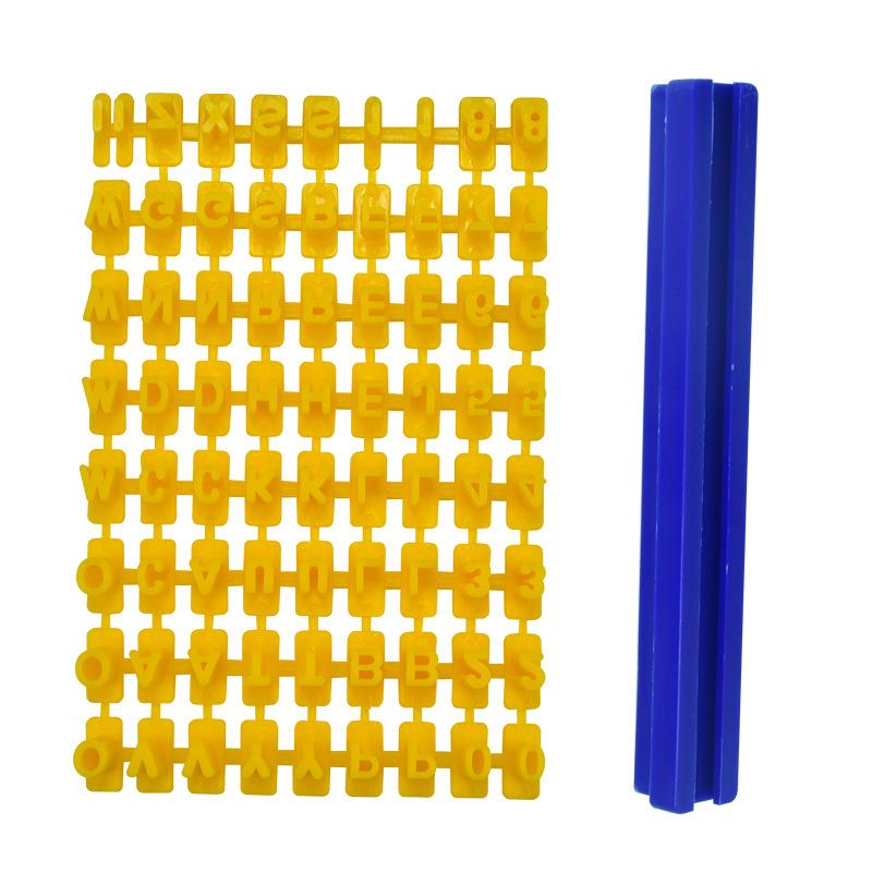 

1set Letter Number Cookie Mold Alphabet Press Stamp DIY Printing Embossing Mold Biscuits Cutter Cake Baking Tool Accessories 1set