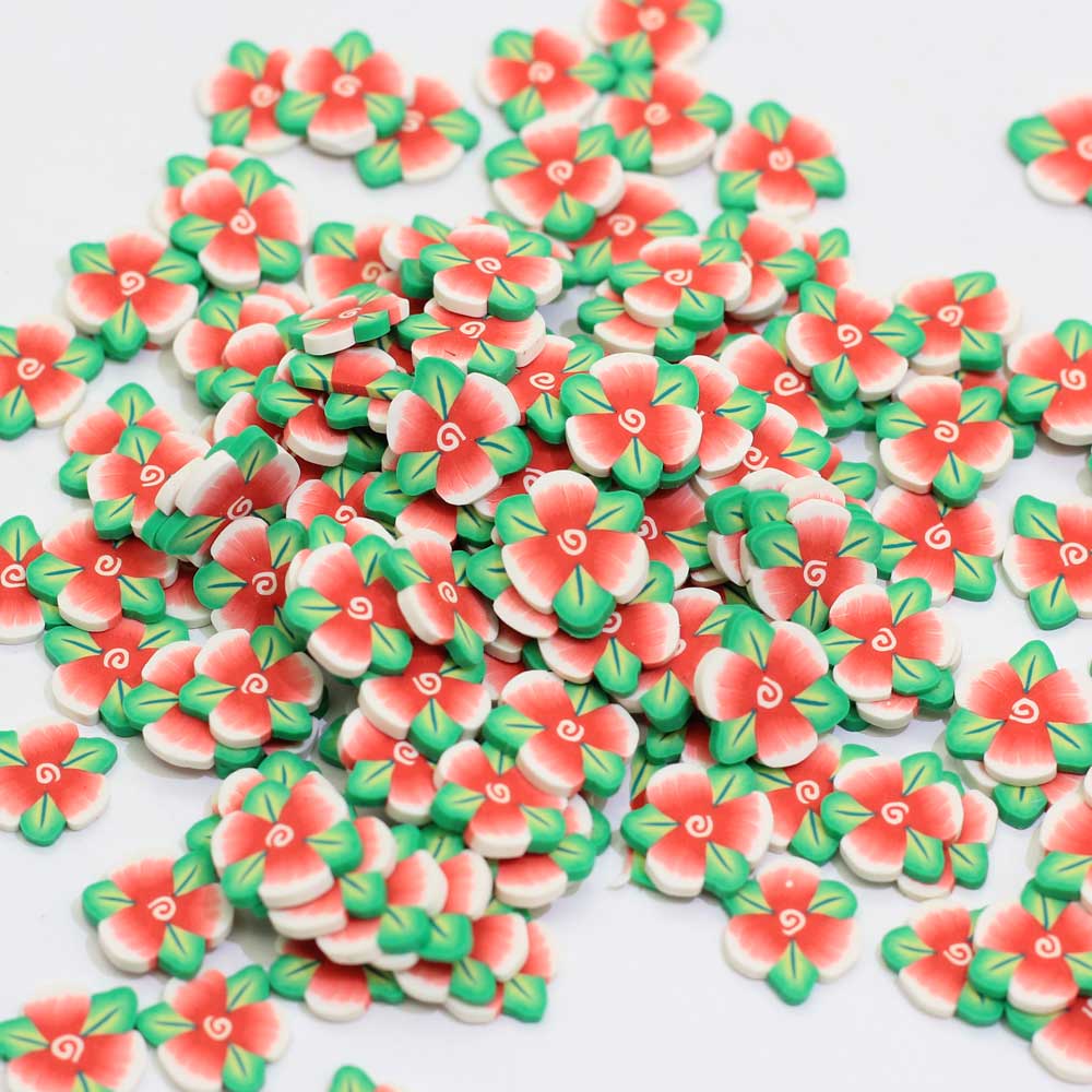 1kg Multicolor Beautiful Flowers Clay Chips Slime Creations Kids Craft Kits Reusable DIY Materials Stress Relief Tool