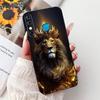 For Infinix Hot 8 Phone Case Hot 8 Lite Hot8 X650 X650C X650B X650D Elegant Floral Cat Pattern Black Silicone Soft TPU Cases