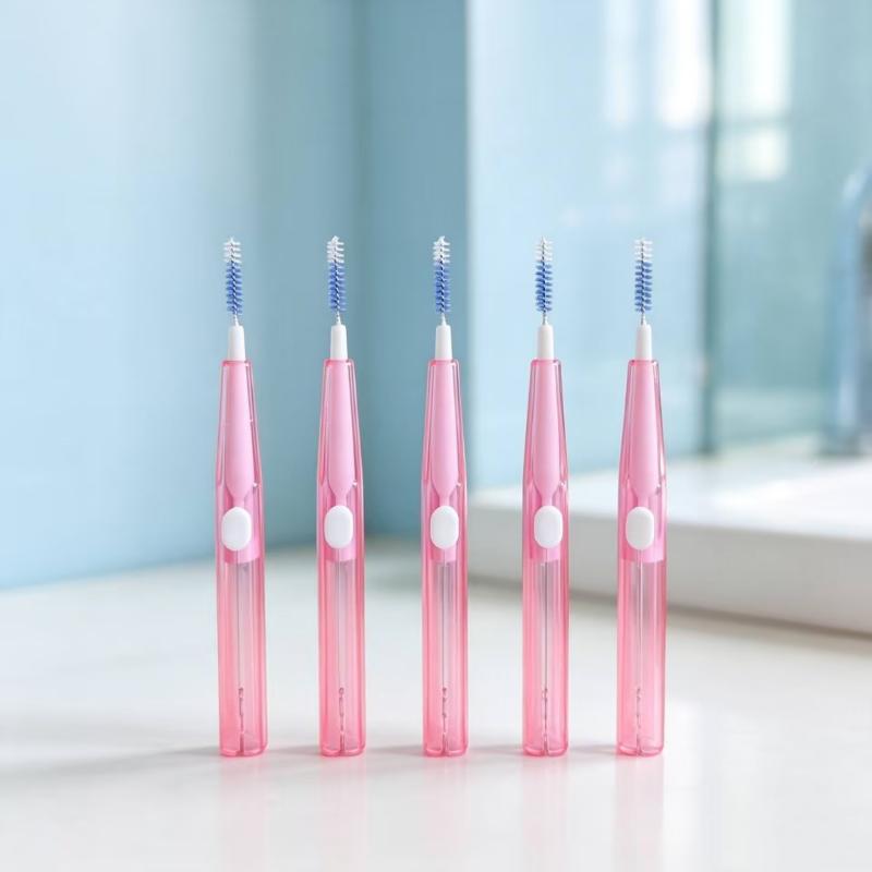 10Pcs Cleaning Between Teeth Oral Care Tooth Floss Toothpick Dental Interdental Brush 0.8Mm
