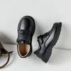 Vintage Classic Boys Leather Shoes Soft Sole Children's British Style Boys Show with Suit Black Shoes