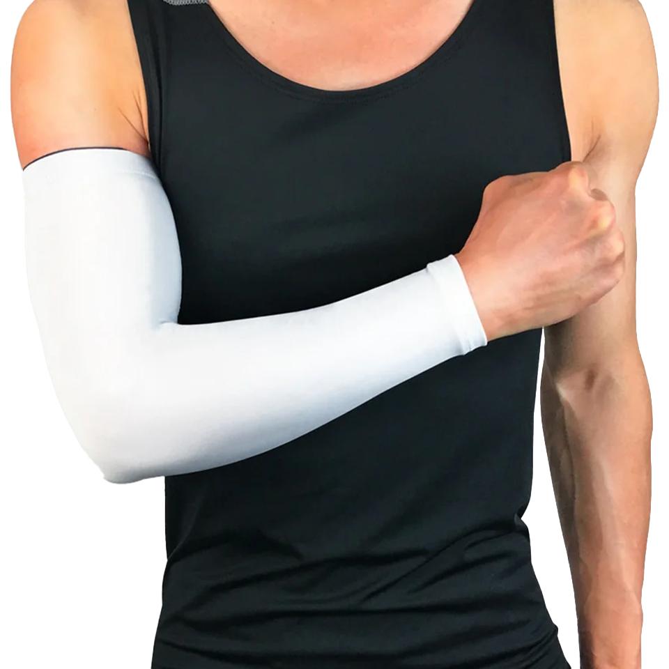 Loogdeel Basketball Arm Sleeve 1Pcs Quick Dry UV Protection Running Support Arm Warmers Fitness Elbow Pad