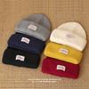 Thickened Warm Hats for Men and Women Korean Style Casual Versatile Ear Protection Woolen Hats Showing Faces for Young Couples Knitted Hats