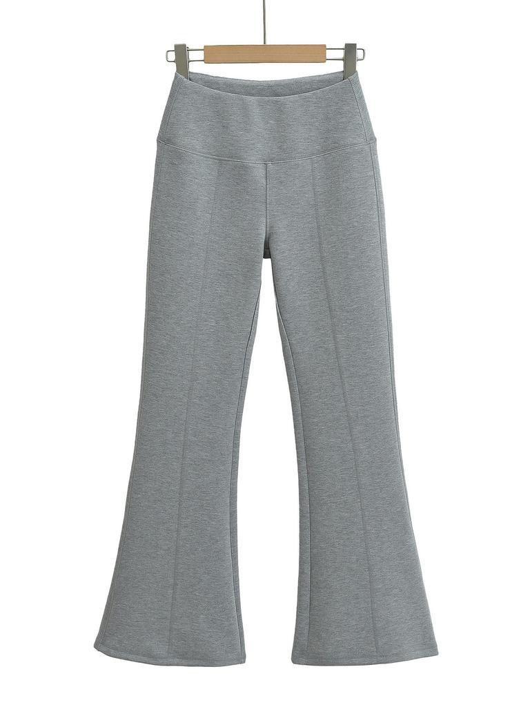 2024 Women's Low-Waist Hip-Lifting Flared Yoga Pants – Slim Fit, Casual Sport Style