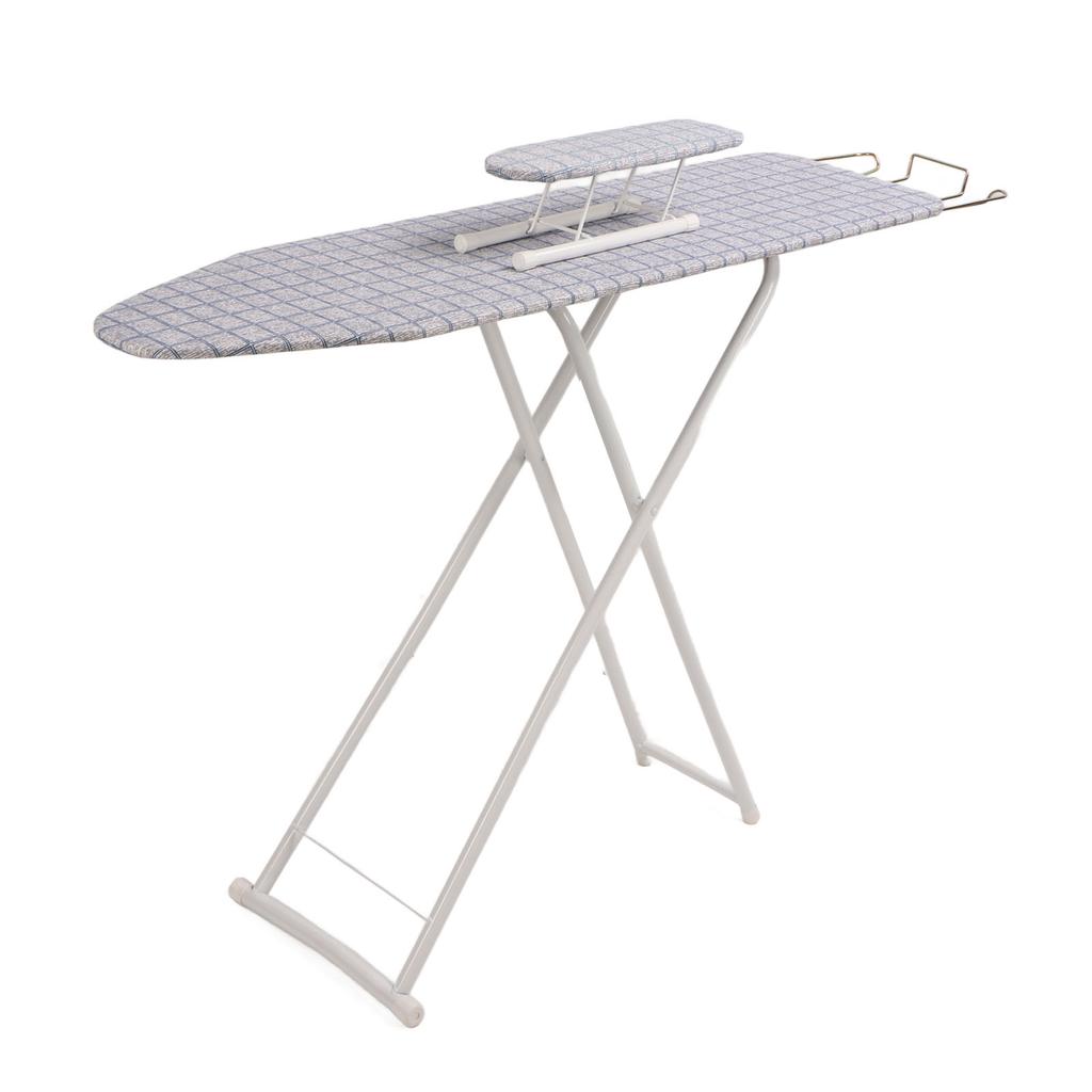 42 Inch Foldable Tabletop Ironing Board with Iron Rest Stable Large Ironing Board With Fixed Sleeve