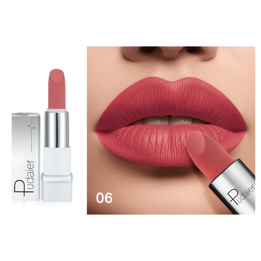 

Водостойкий 24-часовой бархатный матовый блеск для губ увлажняющие нюдовые помады стойкий сексуальный красный оттенок для губ макияж косметический блеск для губ 06