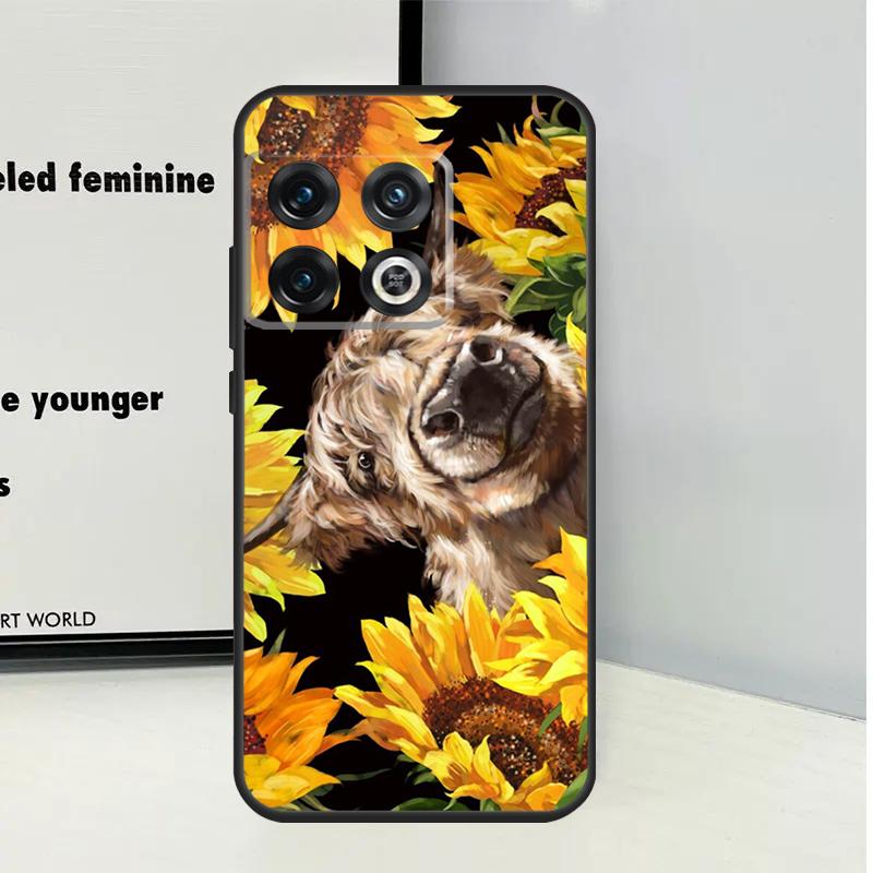 Cute Highland Cow For OnePlus Nord CE 5 2 3 4 Lite N20 N30 Case For OnePlus 13 12 11 9 10 Pro 10T 12R 13R 13T