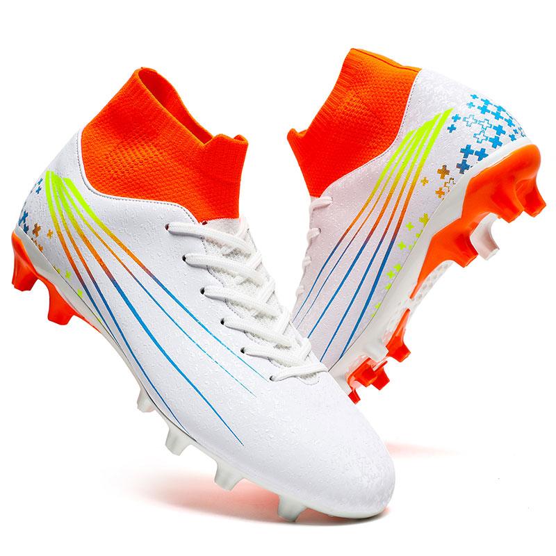 35-47 Football Shoes High-top Outdoor Men's Long Nails Sports Football Boots Large Size Youth Sports Football Boots Children