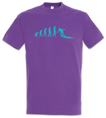 Surf Evolution T-Shirt Mens Womens Tees Top Surfer Human Charles Darwin Fun Coach Beach Caribbean