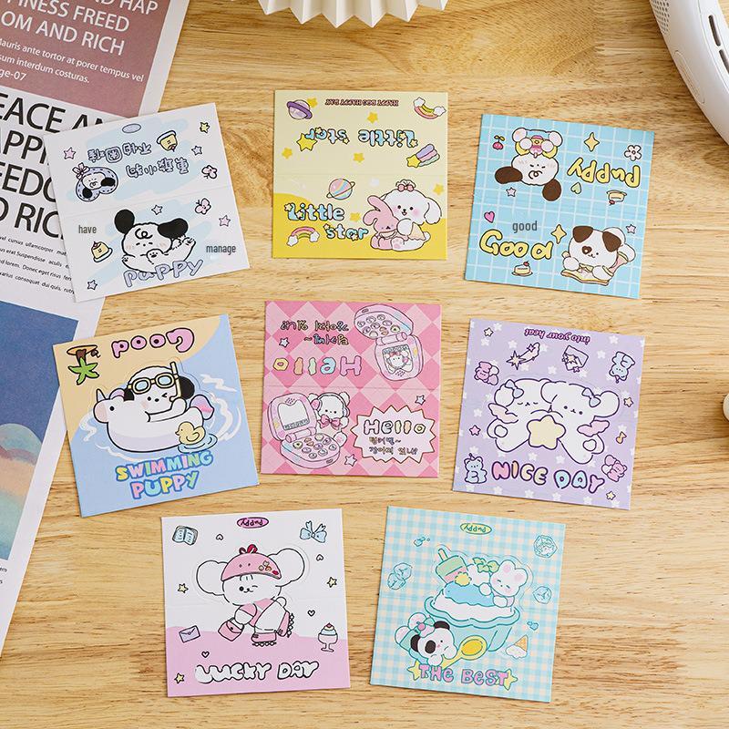 Self-Sealing Cute Card Packaging Bag Set for Small Cards