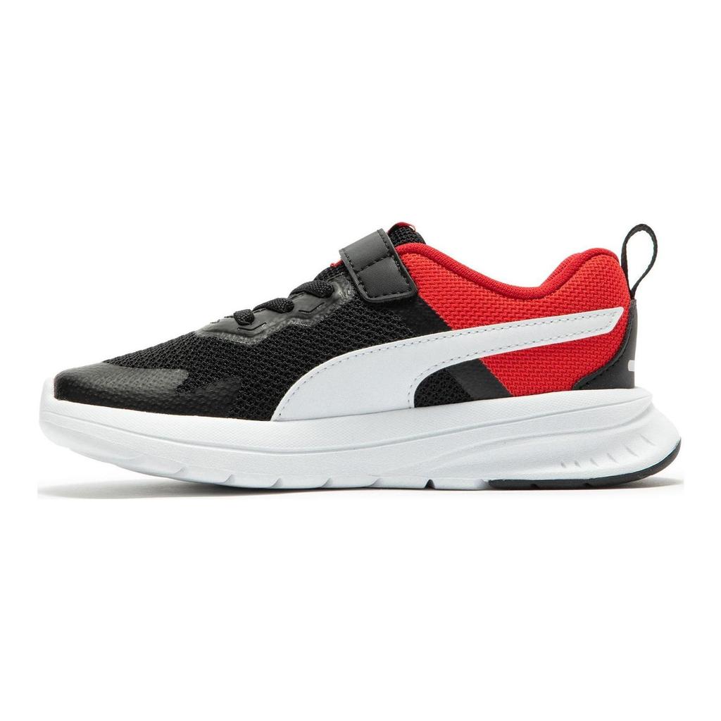Puma Flex Essential Run Mesh Comfortable Training Sprint Racing Durable Breathable Lightweight Shock Absorption Low Top Kids Running Shoes 386239-01