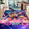 KPop Demon Hunters Pattern Rug, Indoor/Outdoor Mat, for Picnic, Gameroom, Bedroom, Office, Living Room, Home Decor Carpet, Birthday Gift
