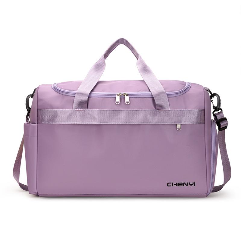 Fitness Bag Women's Wet and Dry Separation Sports Training Bag Shoe Position Large Capacity Travel Bag Can Be Set Tie Rod Luggage Bag Men