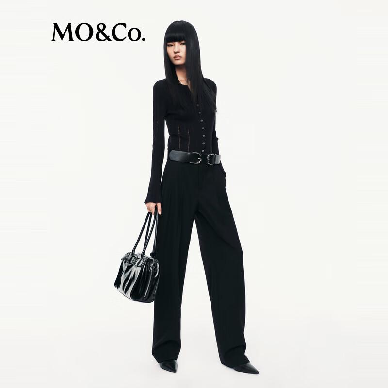 

MO&Co. Женские брюки прямого кроя из шерстяной смеси M /165