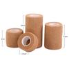 1Roll 2.5/5/10cm*4.5m Gauze Medical Bandage Self-adhesive Breathable Elastic Bandages for Sports Fixing Finger Wrist Leg