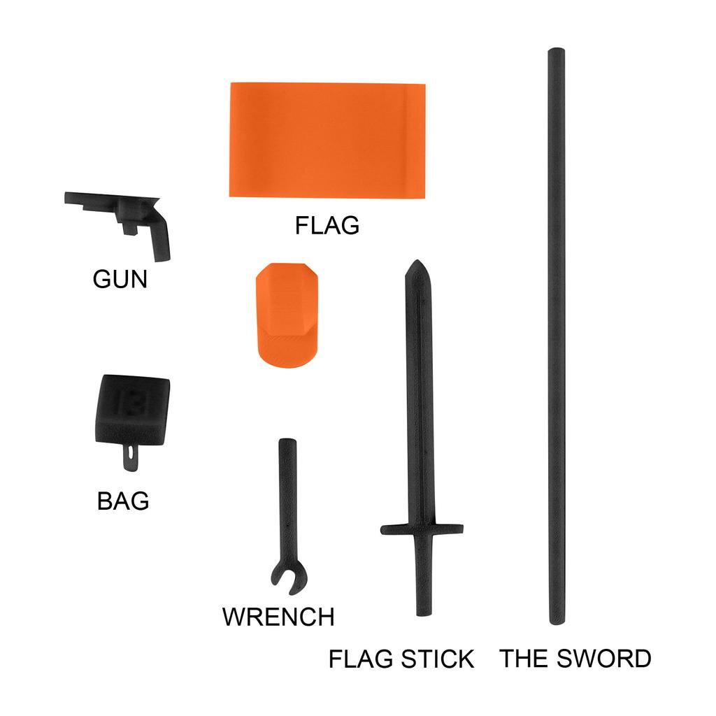 7 Removable Parts, 3D Printed Titan Robot Parts, Poseable Stand, Suitable For Collection, Desktop Display