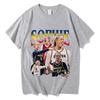 Sophie Cunningham TShirts Summer Unisex Unisex Retro Pure Cotton Y2K Round Neck Casual Streetwear Oneck Tees Aesthetic Clothing