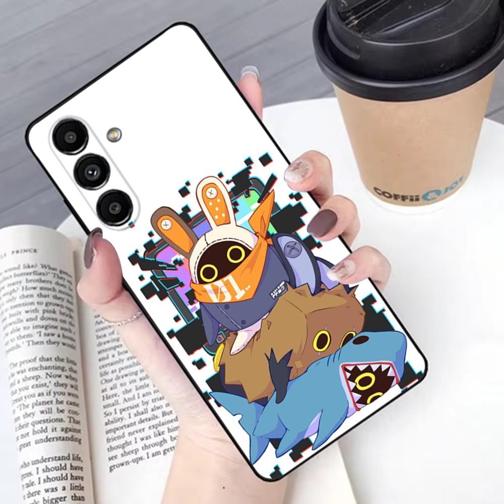 Zenless Zone Zero ZZZ Coque de téléphone Bangboo Pour Samsung S 25,24,21,22,23,30,20,Ultra,Plus,Fe,Lite,Note,10,9,5G Noir Souple
