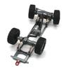 WPL Metal Front and Rear Axle Set for WPL C14 C24 C34 C44 B14 B24 1/16 RC Car Upgrades Parts Accessories