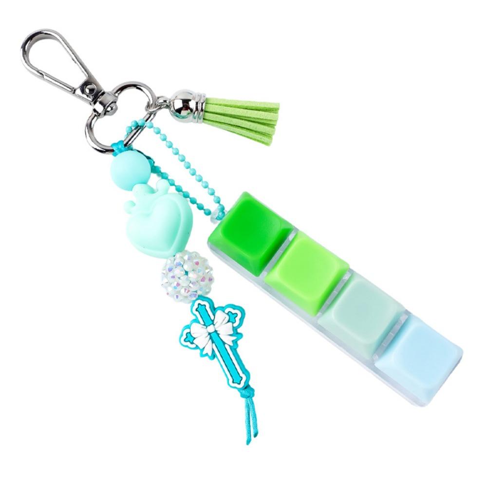 Soft Silicone Bead Bag Charm Fidget Press Button Stress Relief Toy Fidget Toy Gift For Girls