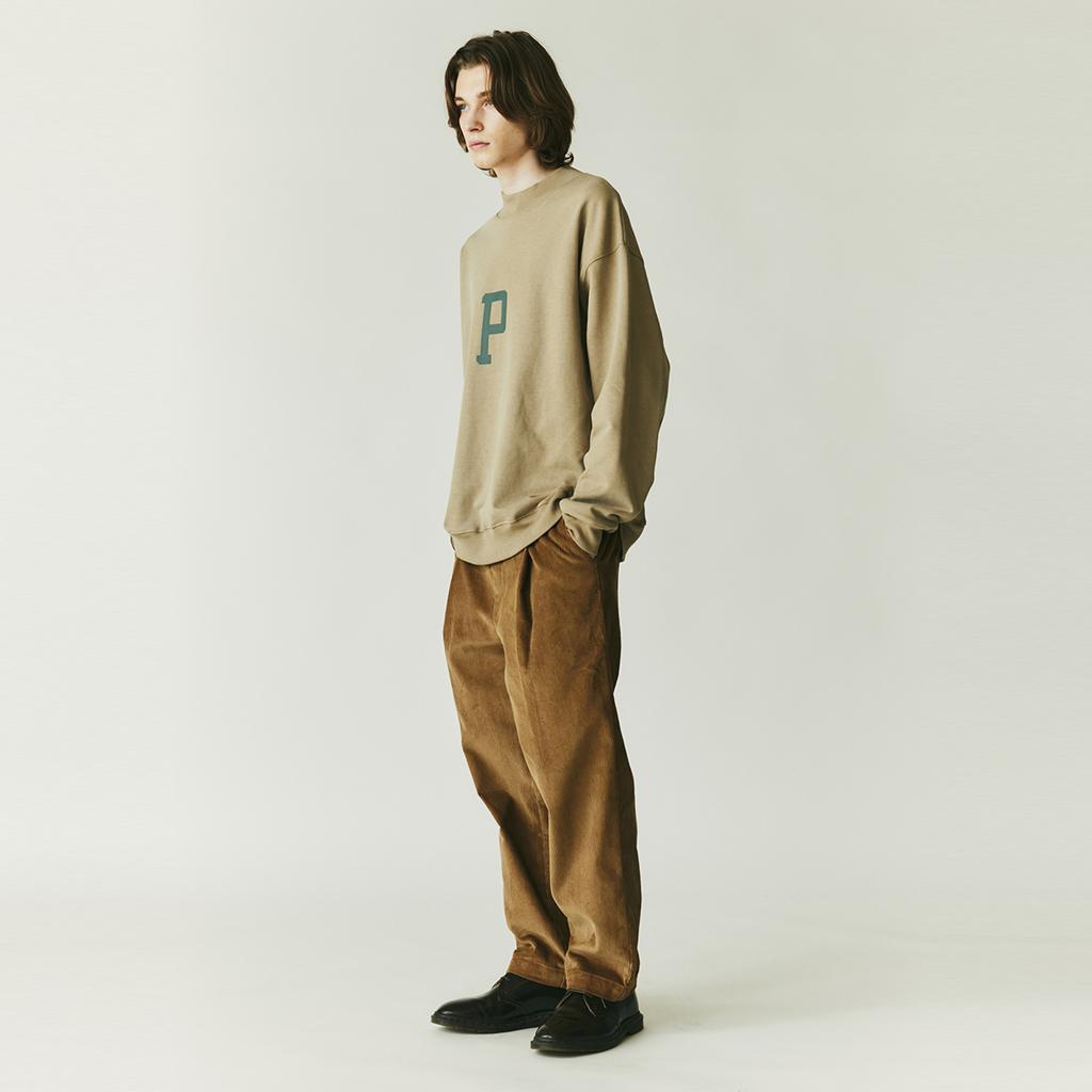 SPNK Corduroy Loose Fit Elastic Waist Pants (Men'S)_Camel