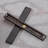 Ebony & Copper Inlay Sandalwood Incense Burner: Solid Wood Incense Holder for Aromatherapy & Bedside Use