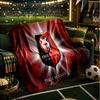 Stade Fc Emblem Throws Blanket Flannel Blankets Plush for Couch Bed Gifts for Men Women Travel picnic blanket Christmas fan gifts